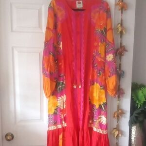 Vibrant Floral Maxi Dress